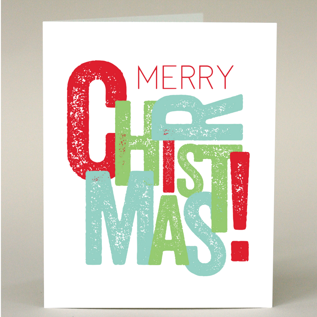 HF-111 Wood Block Christmas