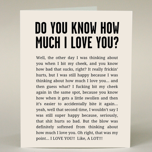 GF-209 Do You Know How Much I Love You?