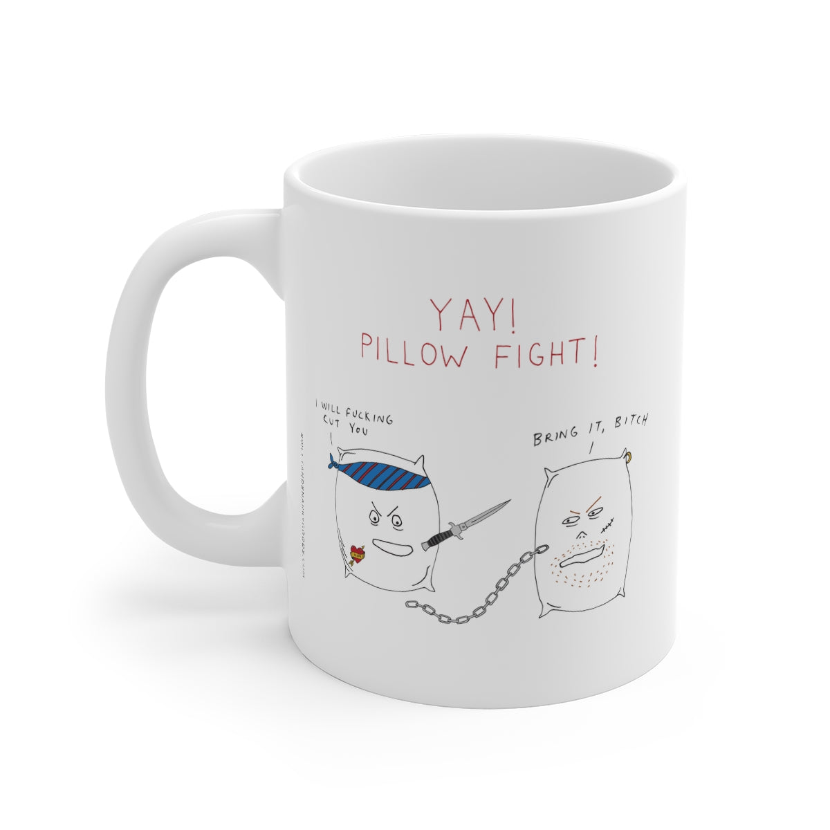 Pillow Fight Mug | 11oz