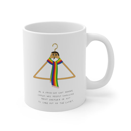 Gay Coat Hanger Mug | 11oz