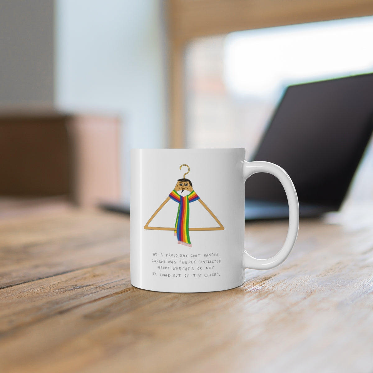 Gay Coat Hanger Mug | 11oz