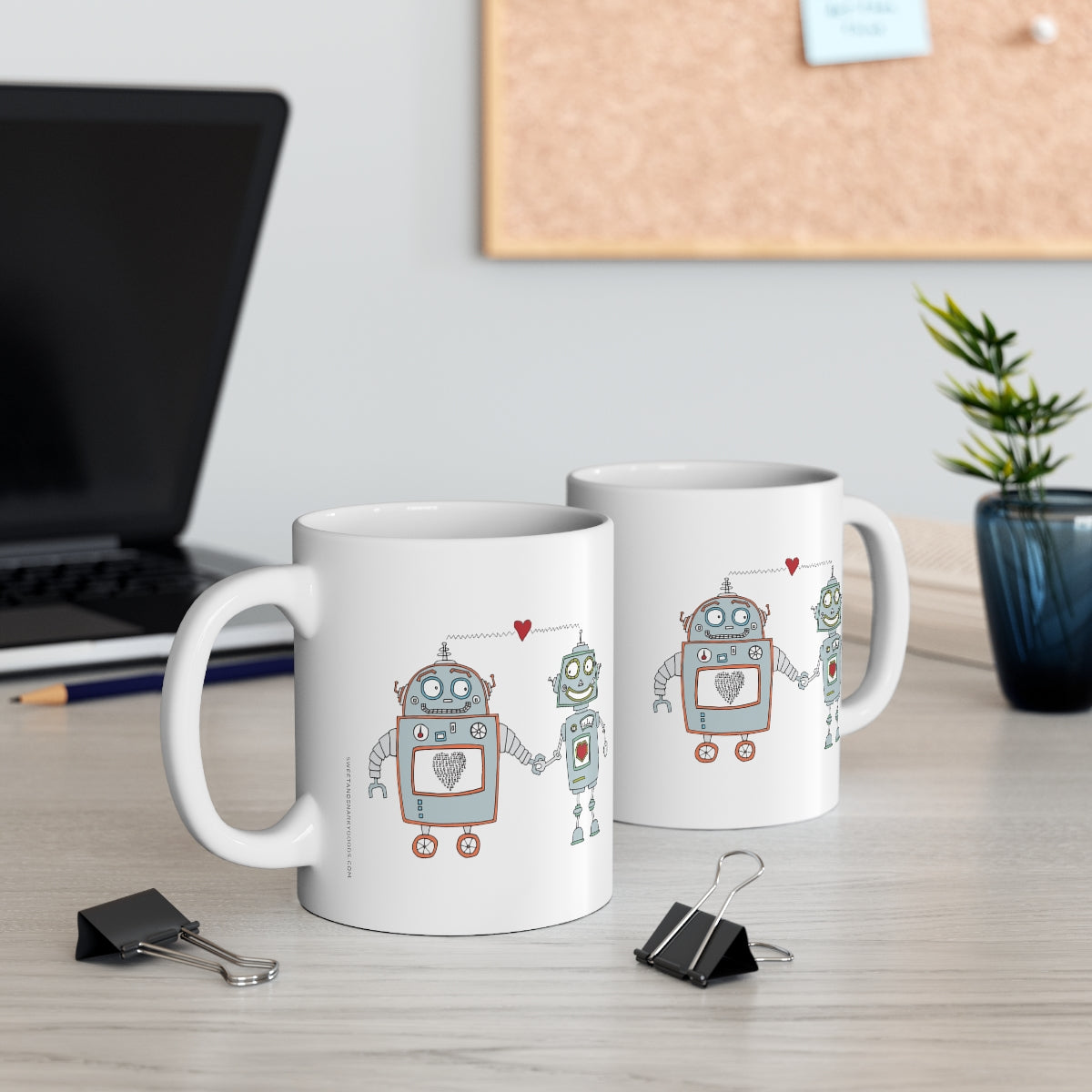 Robots in Love Mug | 11oz