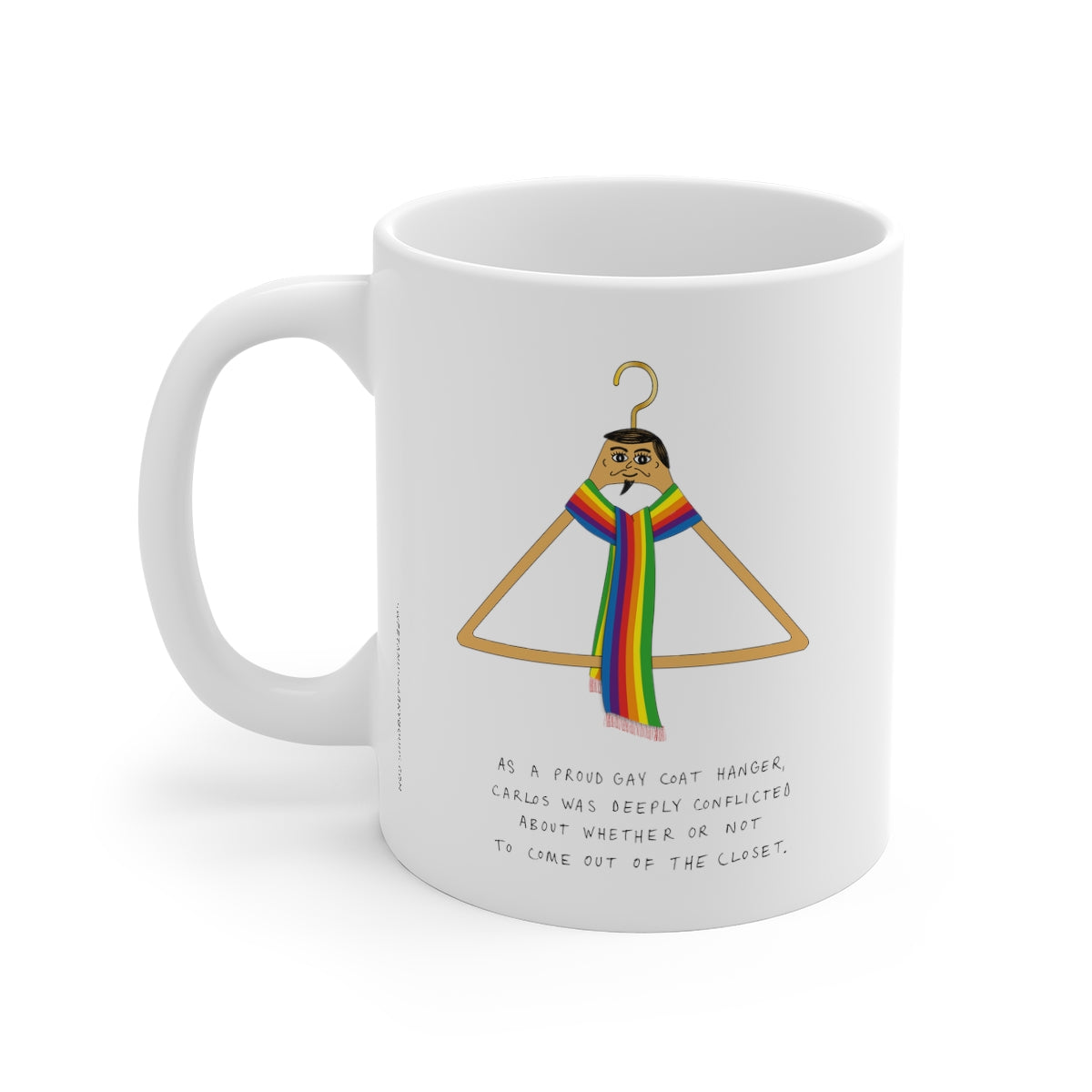 Gay Coat Hanger Mug | 11oz
