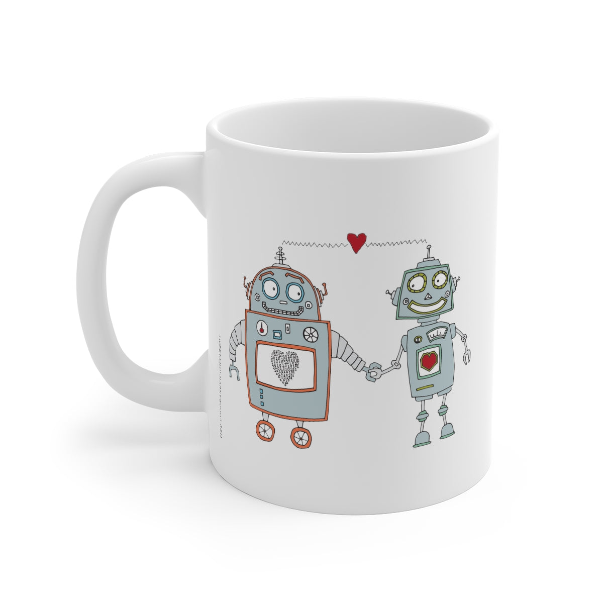 Robots in Love Mug | 11oz