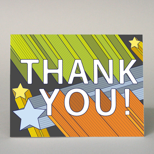 GF-182 Thank You - Stars