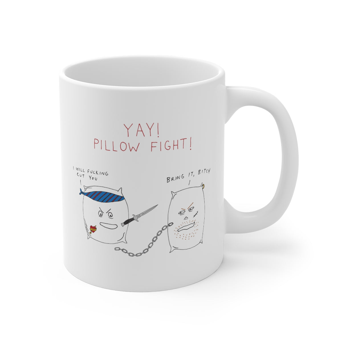 Pillow Fight Mug | 11oz