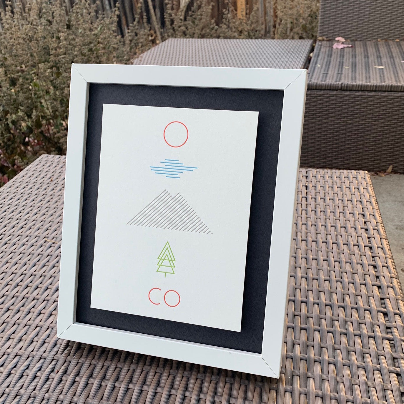 Colorado Totem Letterpress Print