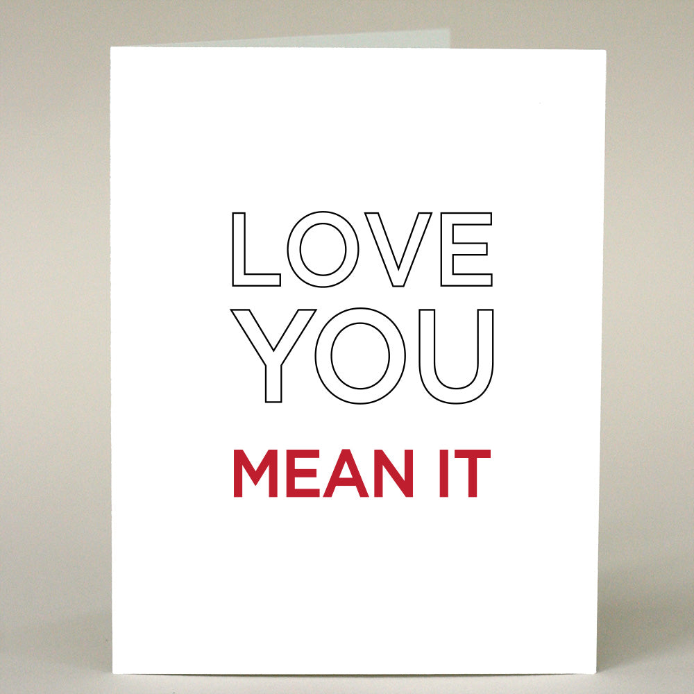 GF-145 Love You. Mean It.