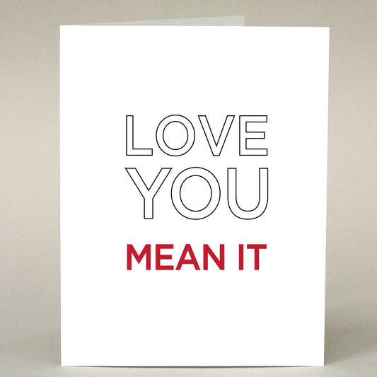 GF-145 Love You. Mean It.