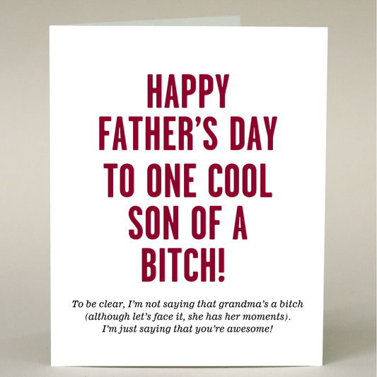 GF-211 Happy Father's/Son Of A Bitch (Copy)