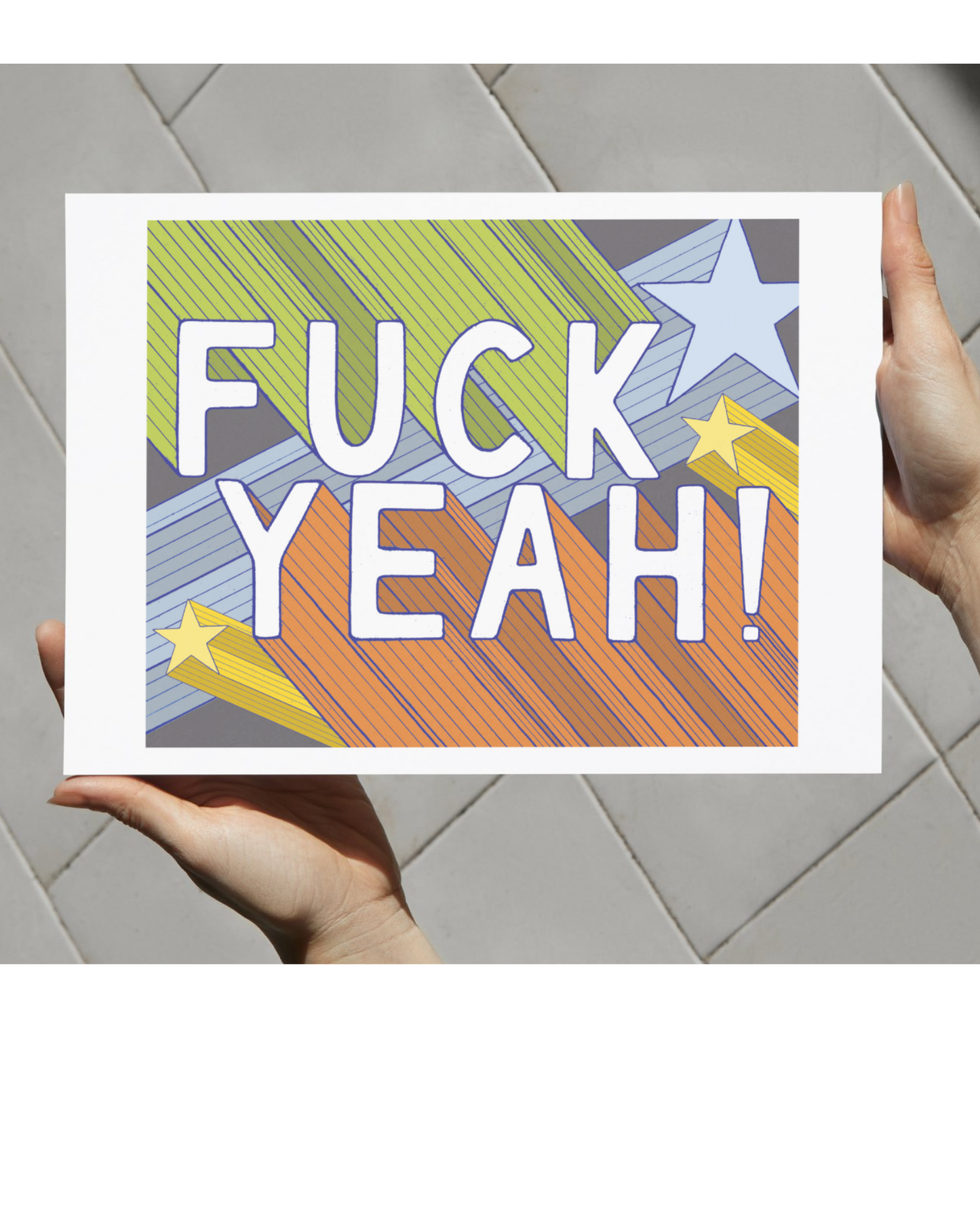 FUCK YEAH 8x10 print