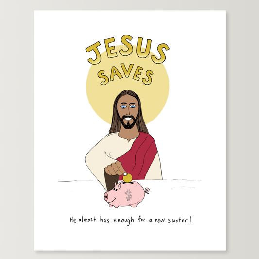 Jesus Saves 8x10 print