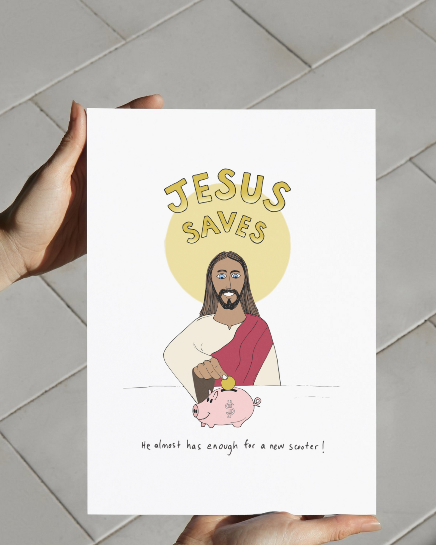 Jesus Saves 8x10 print