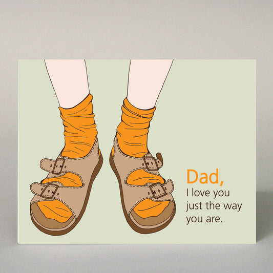 GF-156 Dad - Just The Way You Are, Sandals