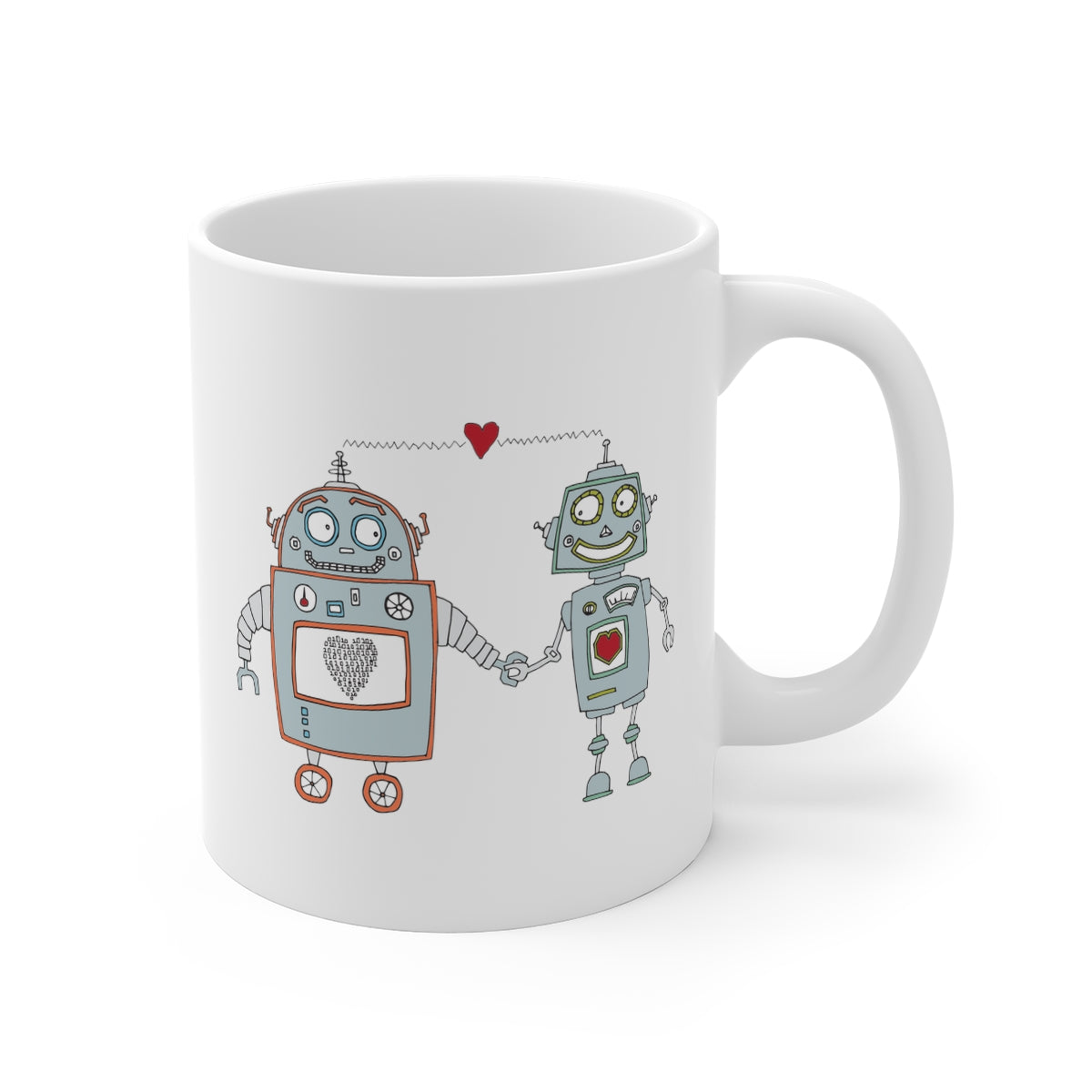 Robots in Love Mug | 11oz