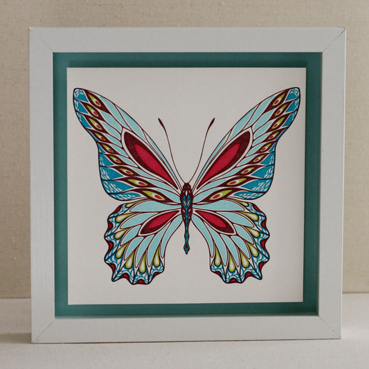 Butterfly Letterpress Print
